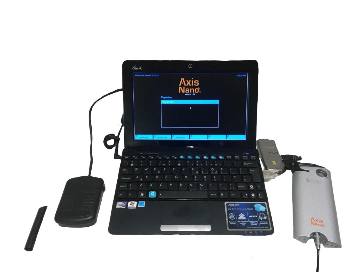 Quantel Medical Axis Nano A扫描W笔记本电脑探头脚踏开关和手动眼科